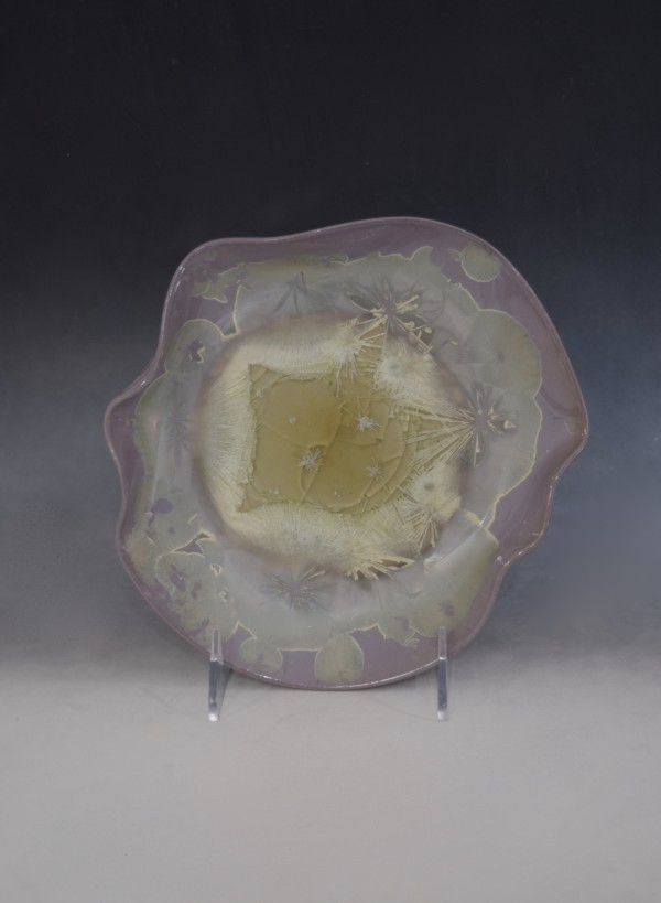 Lavender Sculpture Plate by Nichole Vikdal
