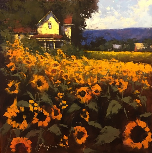 Sunflower Morning by Romona Youngquist