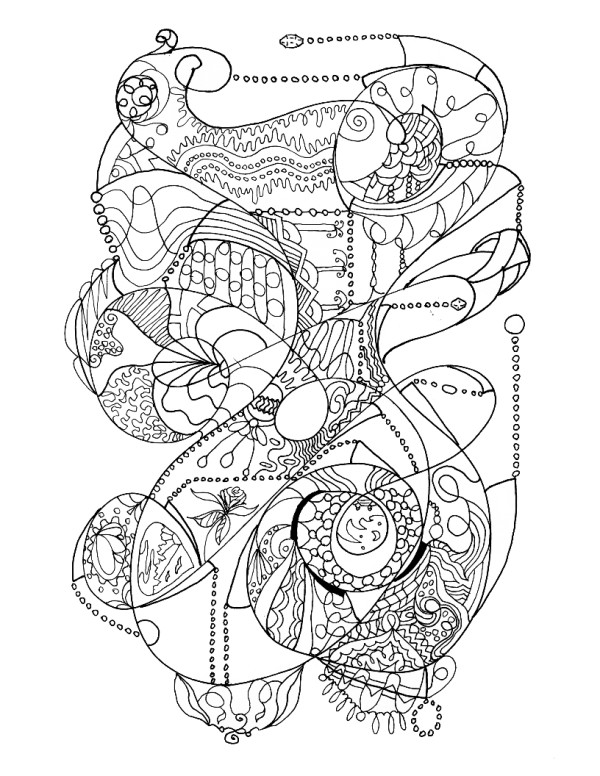 12 Page Coloring Book (It Started with Circles)