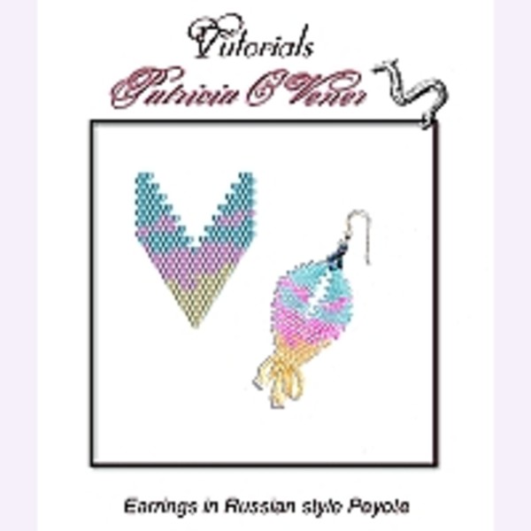 Tutorial for Russian Peyote Earrings by Patricia C Vener