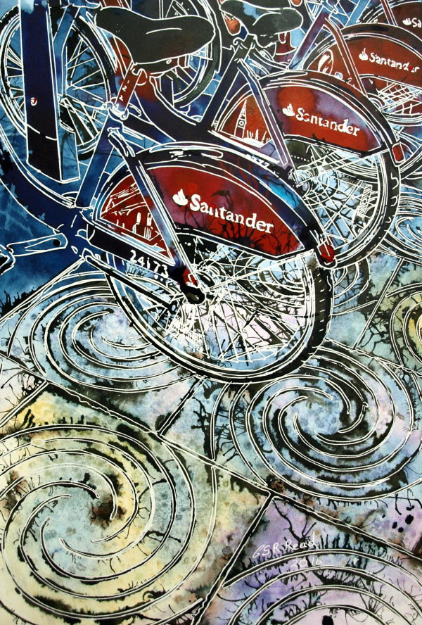 Boris Bikes by Cathy Read