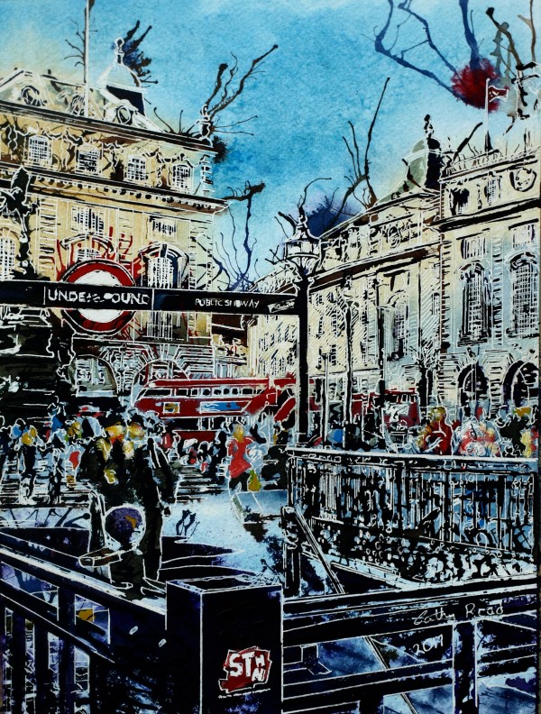 Piccadilly Circus by Cathy Read