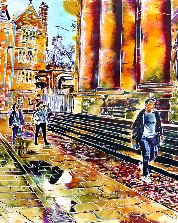Broad Street. Puddles by Cathy Read