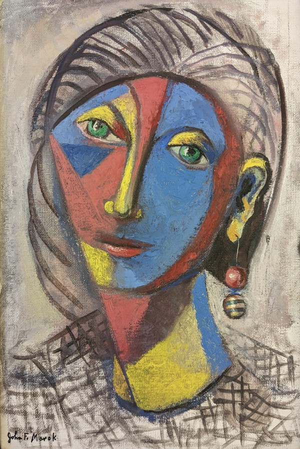 Lady w/Earring by John F. Marok