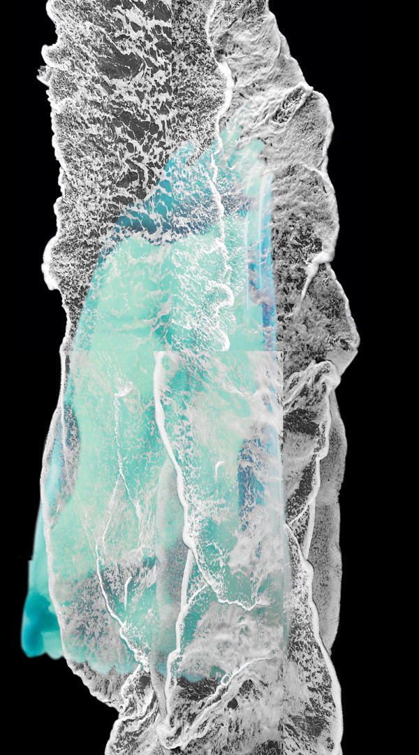 Aqua Ice 1 by Carol Paquet