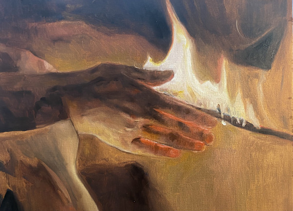 En roue libre, after Andrei Tarkovsky by Siméon Artamonov