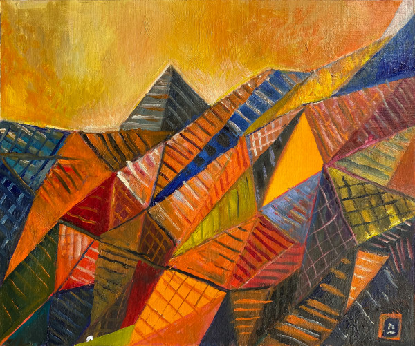 Chromatic mountains by Siméon Artamonov