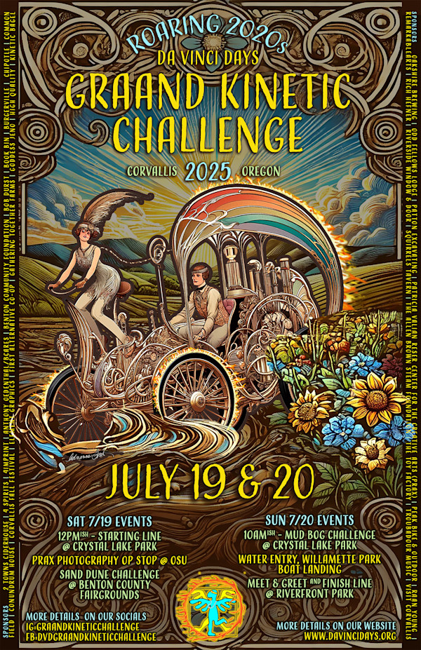 2025 Graand Kinetic Challenge poster by Adrienne Fritze, Image 1.