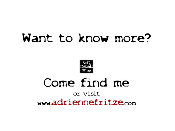 Come Find Me (slide 20) by Adrienne Fritze