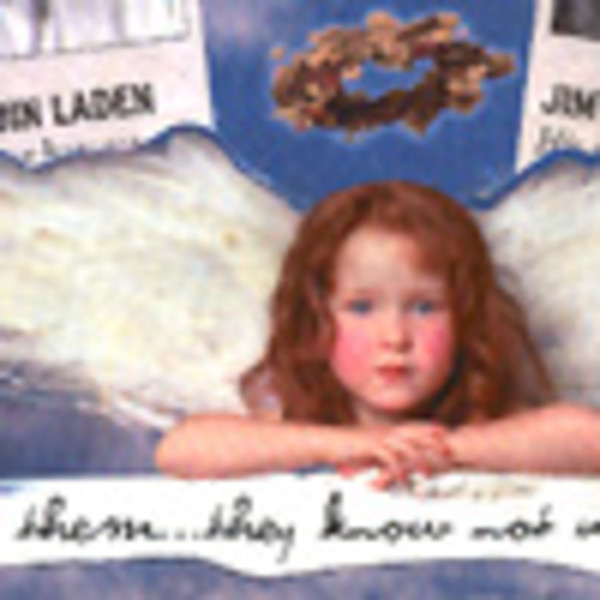 Poverty Box: spiritual (closeup - side 4), participant box from Empty & Meaningless: the Box Project by Adrienne Fritze, Image 1.
