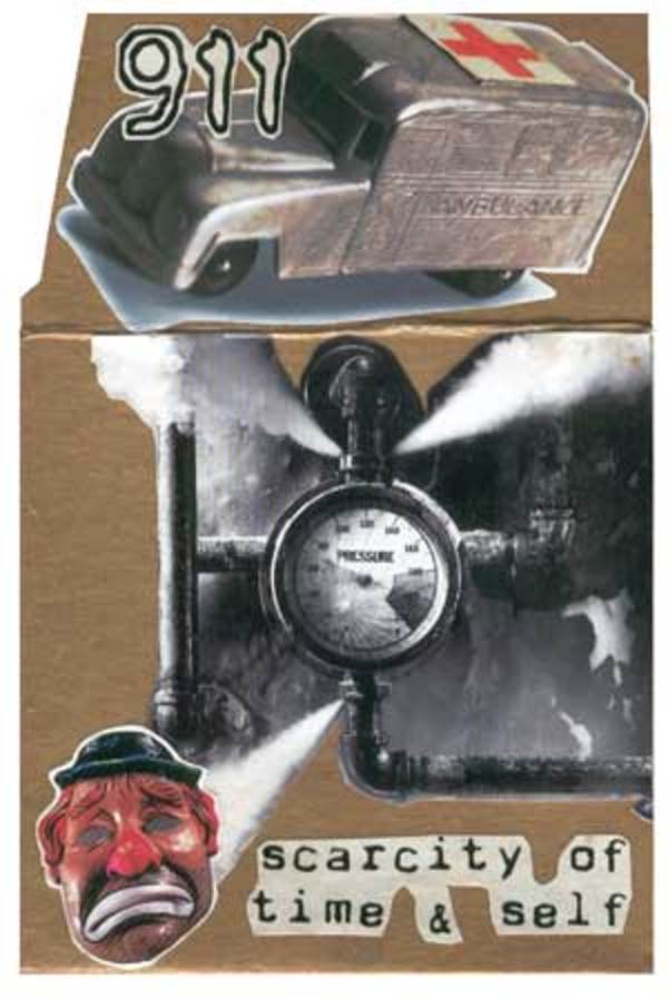 Poverty Box: time & self (side 5), participant box from Empty & Meaningless: the Box Project by Adrienne Fritze, Image 1.