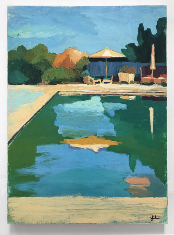 Poolside by Andrew Faulkner