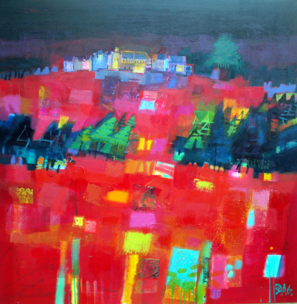 Stirling castle dusk by francis boag