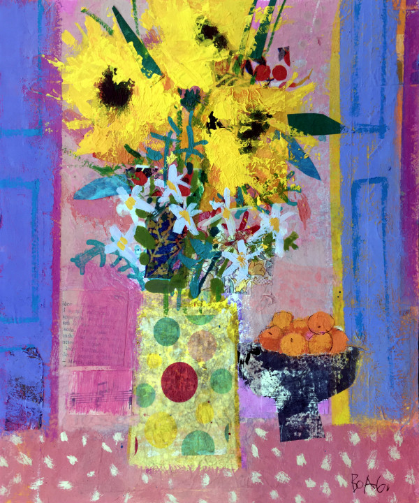 Sunflowers and Oranges by francis boag