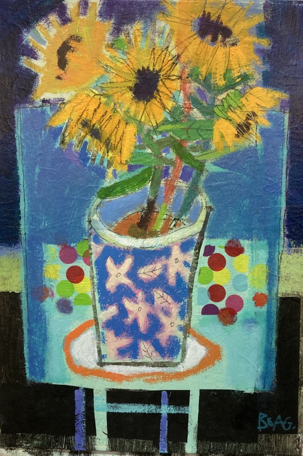 Sunflower polka by francis boag