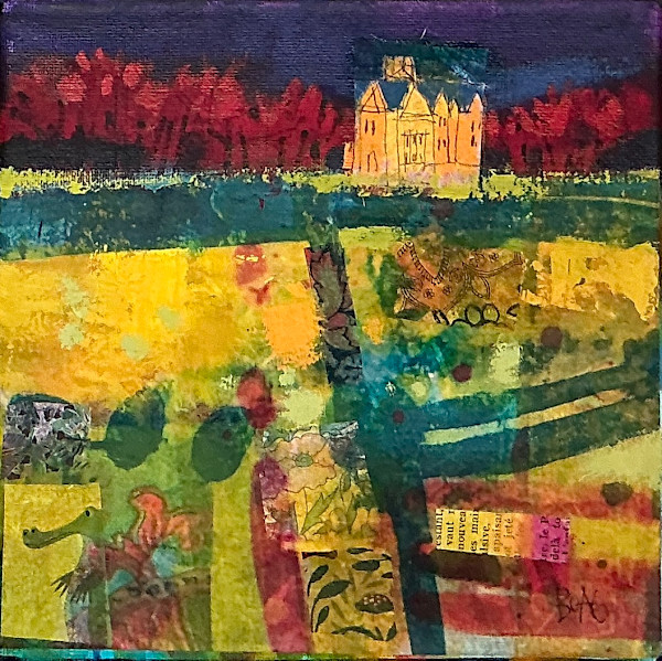 Ury House and trees by francis boag