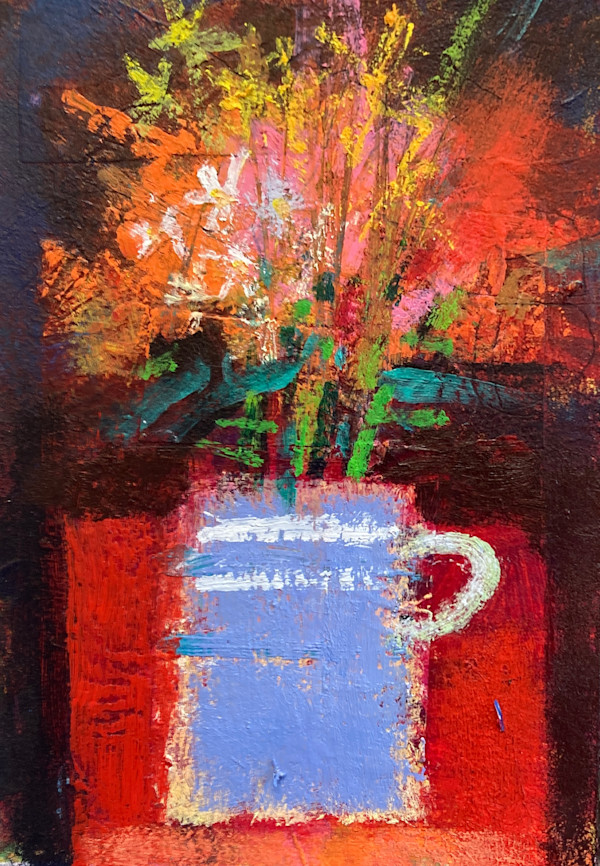Flowers in a cup by francis boag