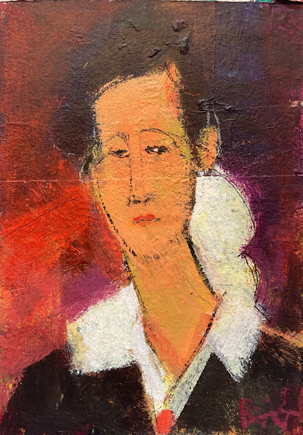 After Modigliani by francis boag