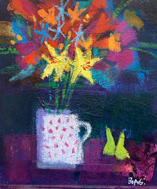 Yellow lilies by francis boag