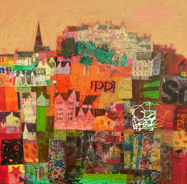 Edinburgh Castle morning by francis boag