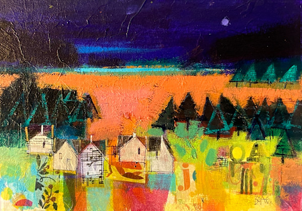 Pine View orange by francis boag