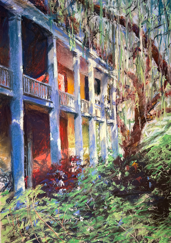 2025/91.  VIEW THROUGH THE SPANISH MOSS by Toby Reid