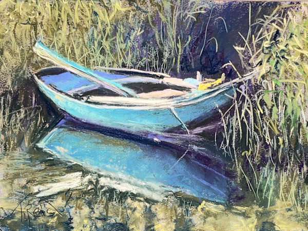 2026/37. Turquoise Rowboat by Toby Reid, Image 1.