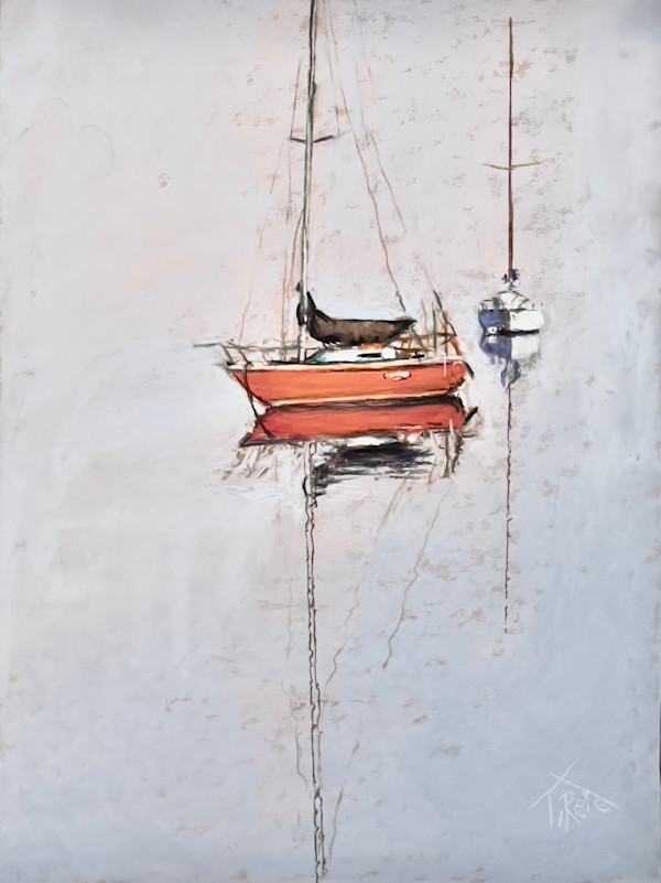 24/225. RED SAILBOAT commission by Toby Reid