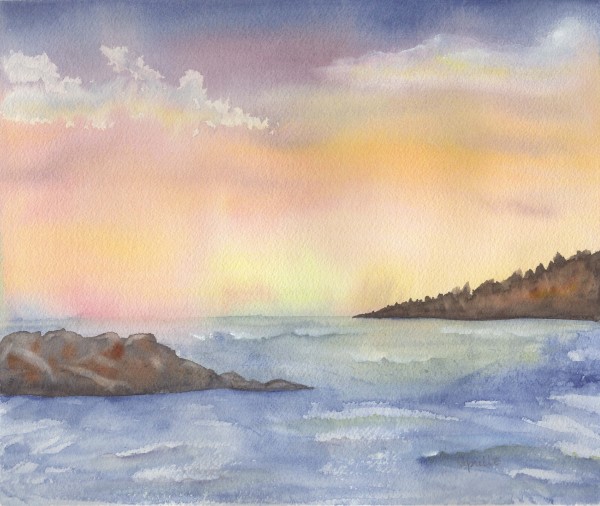Fundy Sunset #11 by Aprille Janes