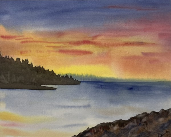 Fundy Sunset #2 by Aprille Janes