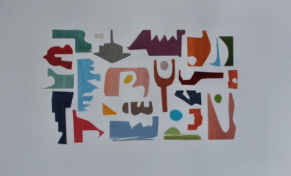 Cut Paper Collage - Color Zoo