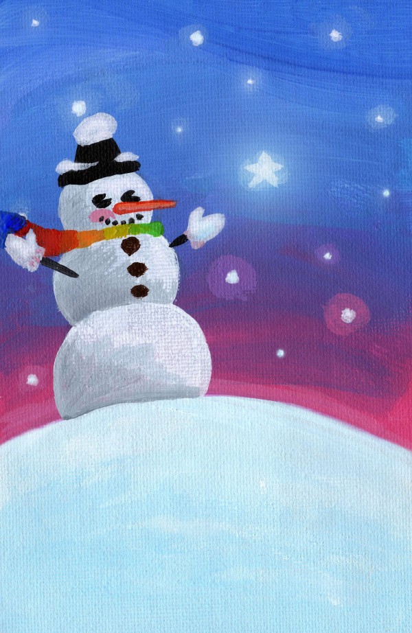 Snowman by Joanne Probyn