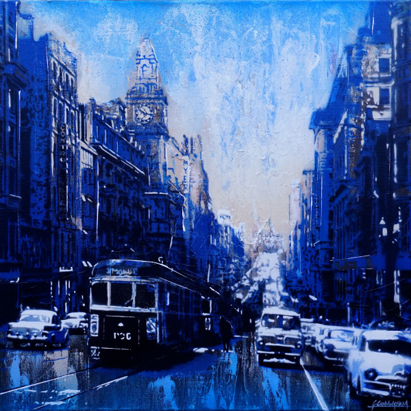 After The Rain (in Blue) by Geoff Cunningham