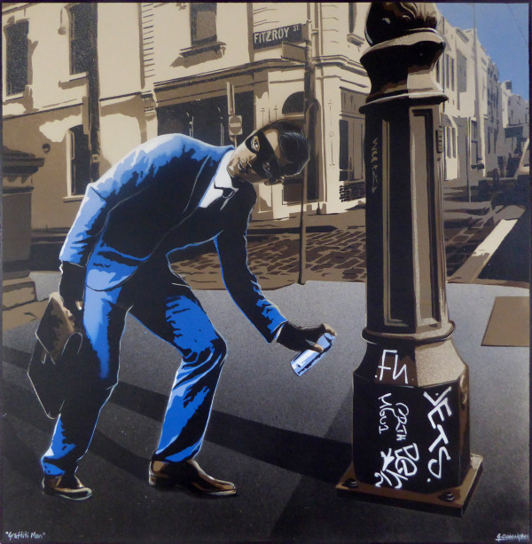 Graffiti Man by Geoff Cunningham