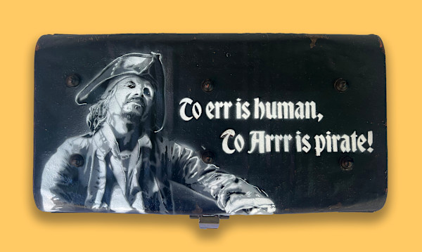 To Arrr Is Pirate (treasure chest) by Geoff Cunningham