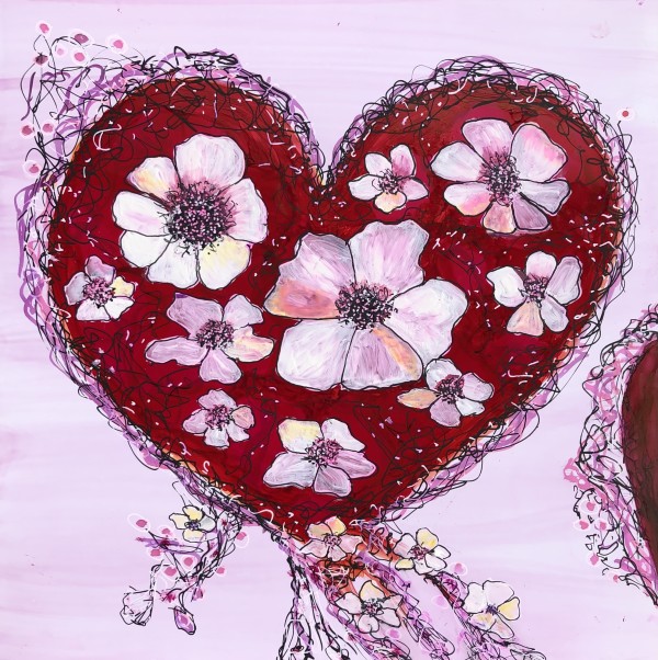 Scribble Hearts and Flowers by Debbi Estes