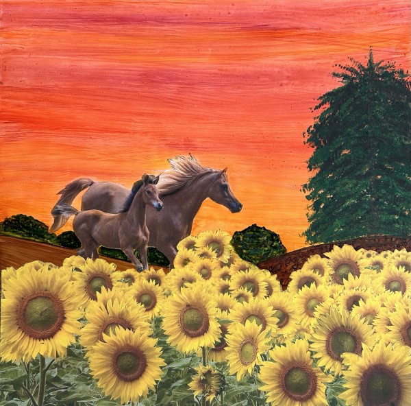 Sunset Run by Debbi Estes