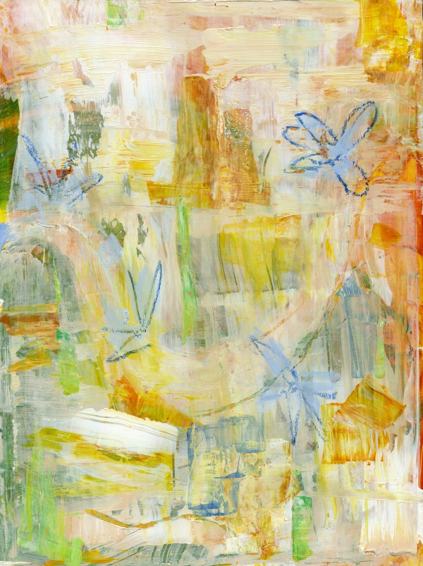 Abstract Spring in the Field by Michelle Boerio