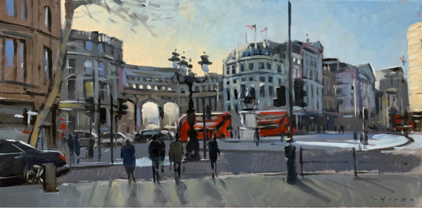 Admiralty Arch, sunset