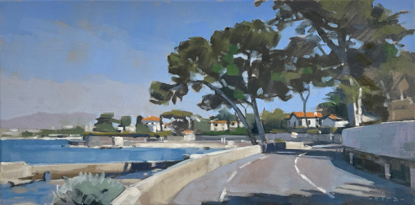 Cap d'Antibes, morning sun by Andrew Hird ARSMA