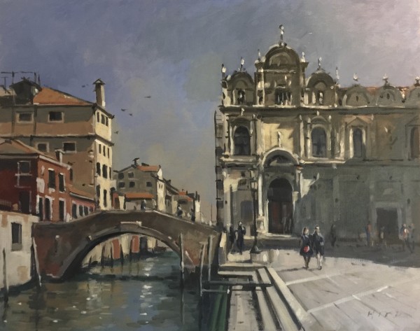 Scuola Grande di San Marco, morning sun by Andrew Hird