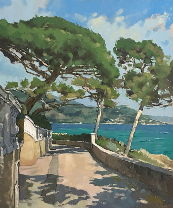 Cap Ferrat, afternoon sun by Andrew Hird ARSMA, Image 1.