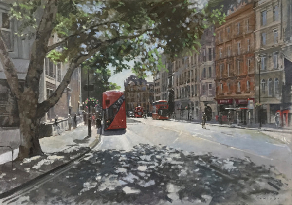 Cockspur Street looking to Trafalgar Square by Andrew Hird