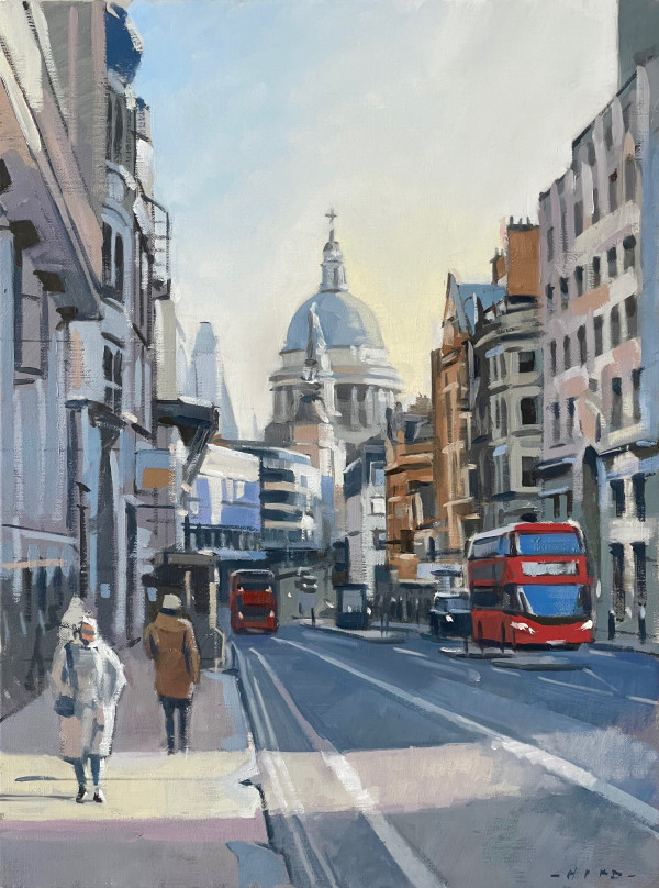St Paul's from Fleet Street by Andrew Hird