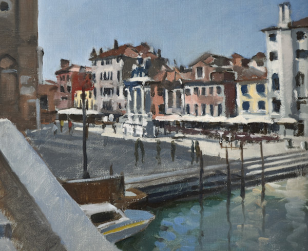 San Zanipolo, morning sun and shadow by Andrew Hird ARSMA