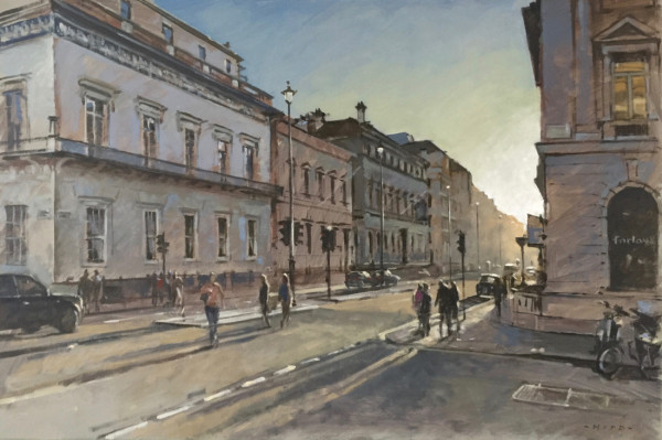 Pall Mall, long shadows by Andrew Hird