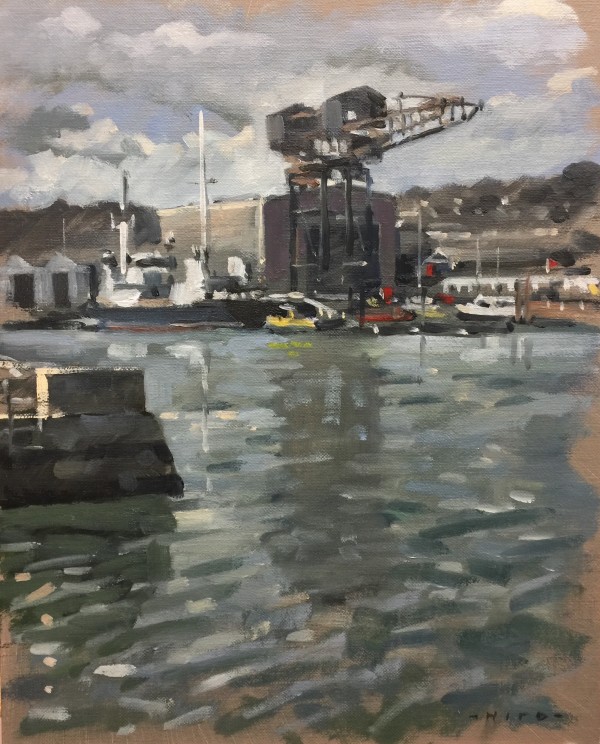 Hammerhead crane, Cowes by Andrew Hird