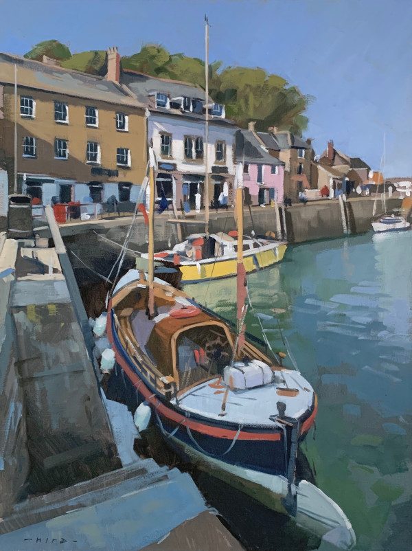 Historic lifeboat Anne Allen, Padstow harbour by Andrew Hird ARSMA