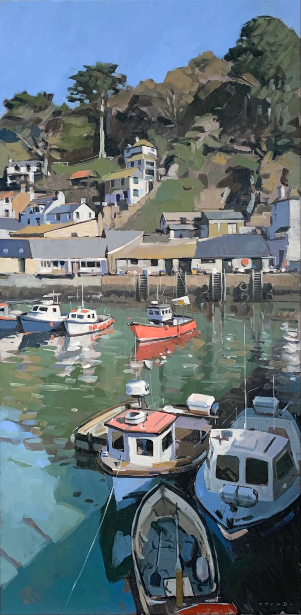 Polperro Harbour by Andrew Hird ARSMA