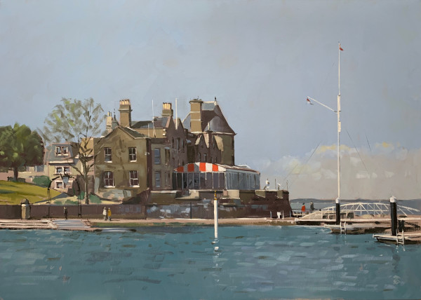 The Yacht Squadron, spring morning